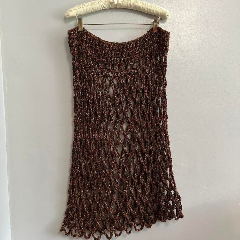 Knit coverup skirt